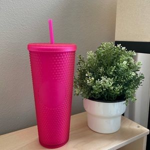 Starbucks Pink Jelly Soft Touch Studded Tumbler Cold Cup